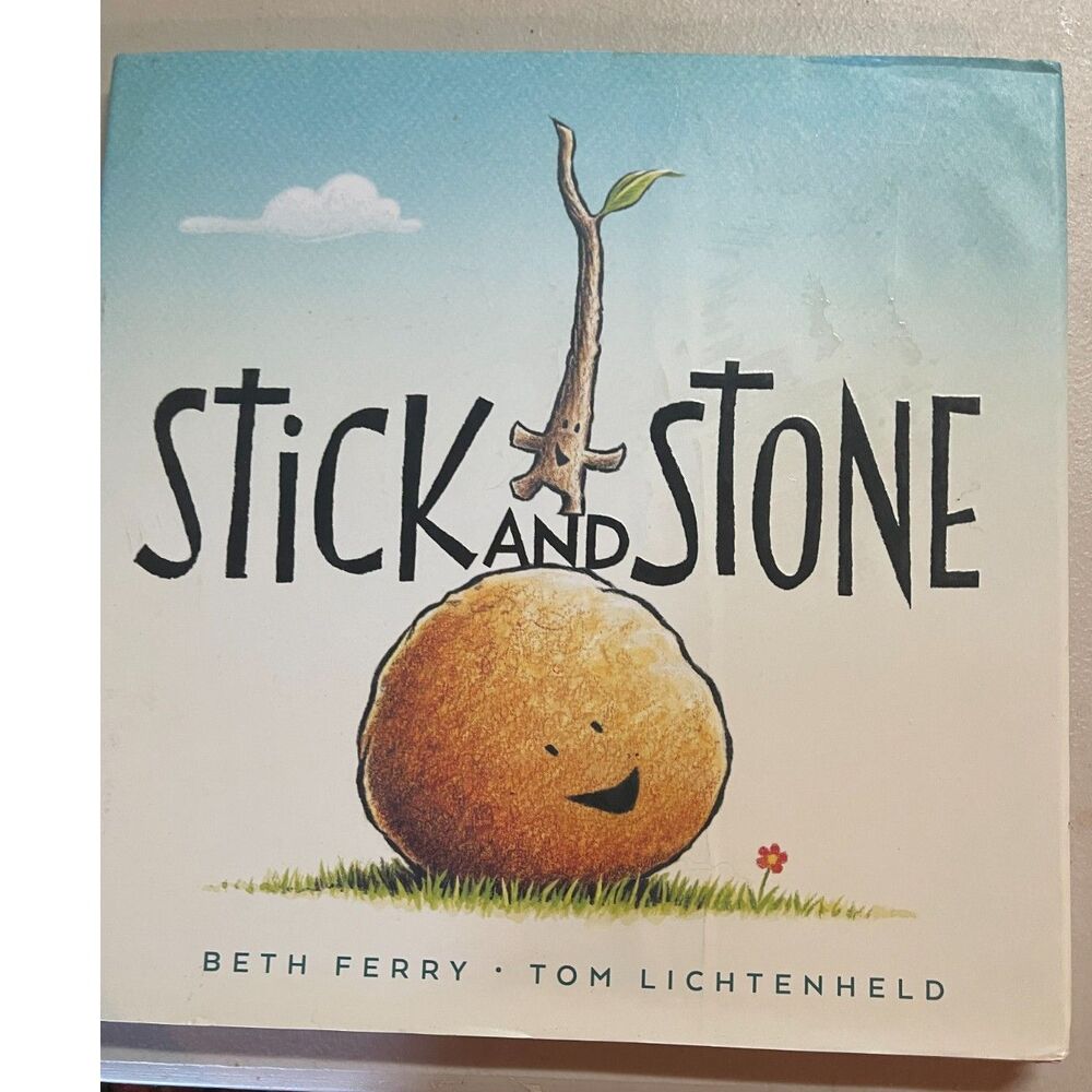 Lot 2 Books Pigeon Finds A Hotdog! Mo Willems & Stick and Stone, Beth Perry HB